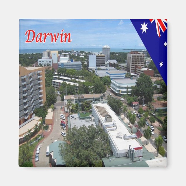 AU099 DARWIN, Australien, Ozeanien, Kühlschrank Magnet (Vorne)