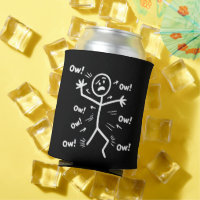 Au Au Au Comedy-Stick-Figur Lustiger Chronischer S
