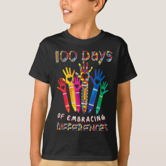 Au Bewusstsein Unterschiede Annehmen 100 Tage Von T-Shirt