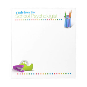 Au bloc-notes du psychologue d'école de bureau