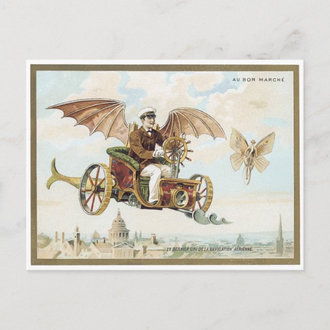 Au Bon Marche' 1900 Palais Viktorianische Postkart Postkarte (Vorderseite)