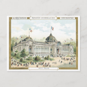 Au Bon Marche Petit Palais Exposition Universelle Postkarte