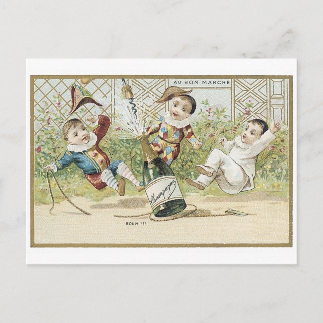Au Bon Marche Postkarte (Vorderseite)