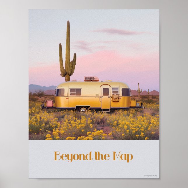 Au-delà de la carte Poster (Devant)