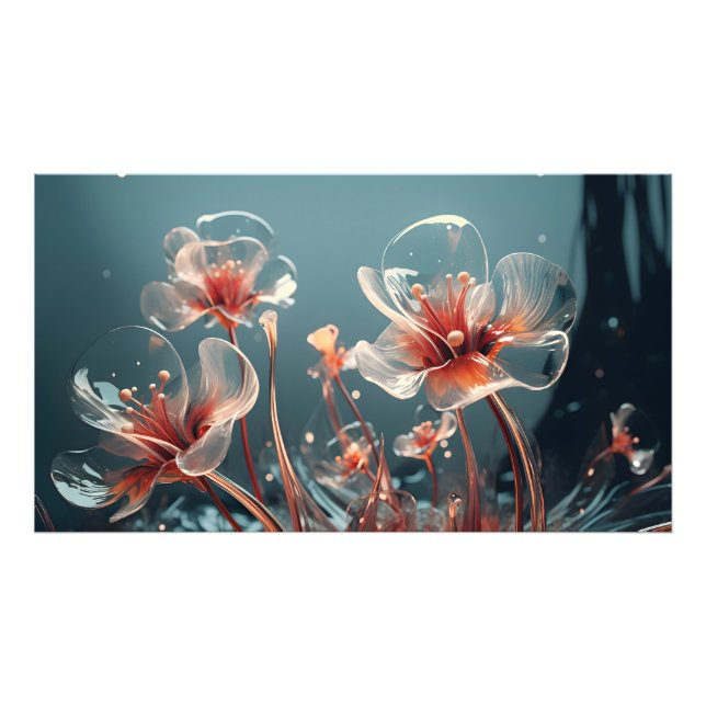 Au-delà de la fleur : Résumé floral 3D - Photo E (Devant)