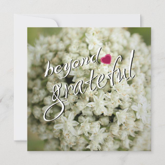 Au-delà Grateful Flat Merci Cartes (Devant)