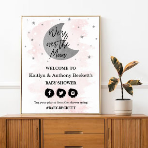 Au-Dessus De La Lune   Affiche de bienvenue Baby s