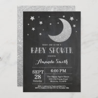 Au-dessus de la lune Baby shower Invitation Partie