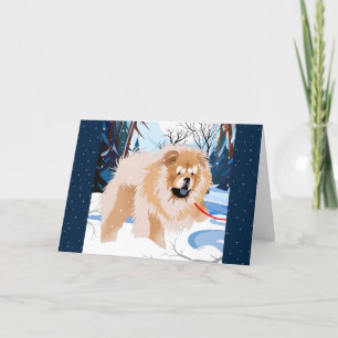 AU-DESSUS DE LA RIVIÈRE Red Chow cartes d'art