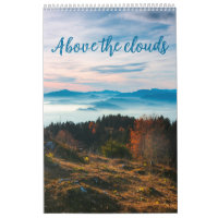 Au-dessus du calendrier des nuages