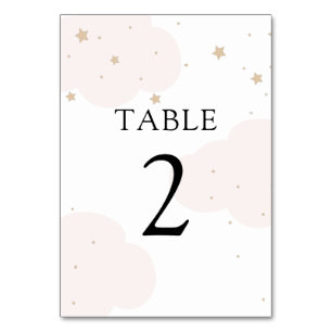 Au-dessus du numéro de la table Lune