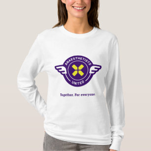 AU Frauen Langarm-Hemd T-Shirt