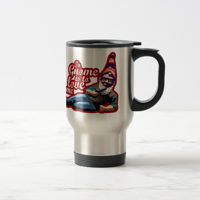 Au gnome je $22,95 a isolé la tasse inoxydable de (Droit)