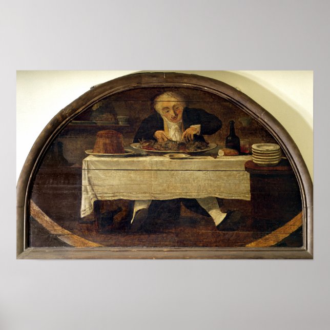 Au Gourmand', Geschäftszeichen für Corcellet Poster (Vorne)