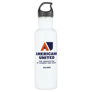 AU Logo Wasserflasche aus Edelstahl Edelstahlflasche
