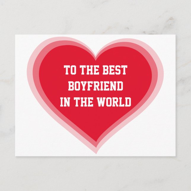 Au Meilleur Petit Amis Du Monde Des Cartes Valenti (Devant)