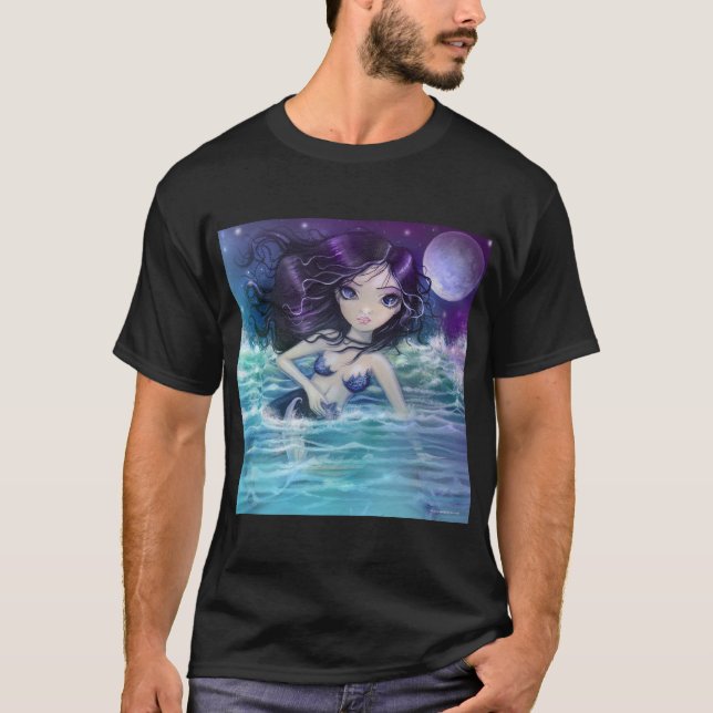 Au milieu du T-shirt de la sirène de mer douce (Devant)