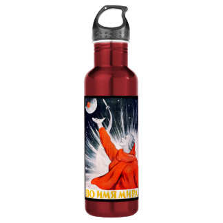 Au nom de la bouteille d'eau de Soviétique de paix