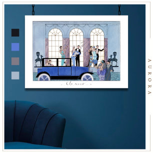 Au Revoir 1920 von George Barbier Poster