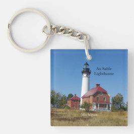 Au Sable Lighthouse Schlüsselkette Schlüsselanhänger