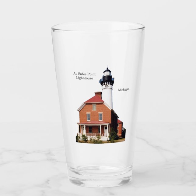 Au Sable Point Lighthouse Glas (Vorderseite)