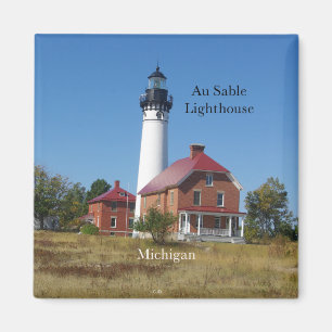 Au Sable Point Lighthouse-Magnet Magnet