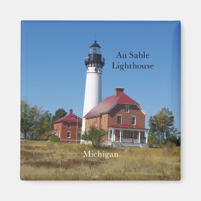 Au Sable Point Lighthouse-Magnet Magnet (Vorne)