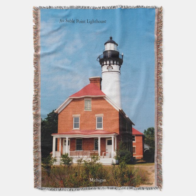 Au Sable Point Lighthouse Werftdecke Decke (Vorderseite Vertikal)