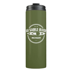 Au Sable River Michigan Kayaking Thermosbecher