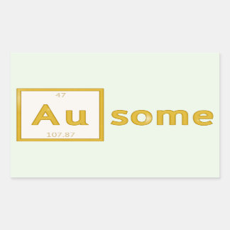 Au-some Customizable Stickers