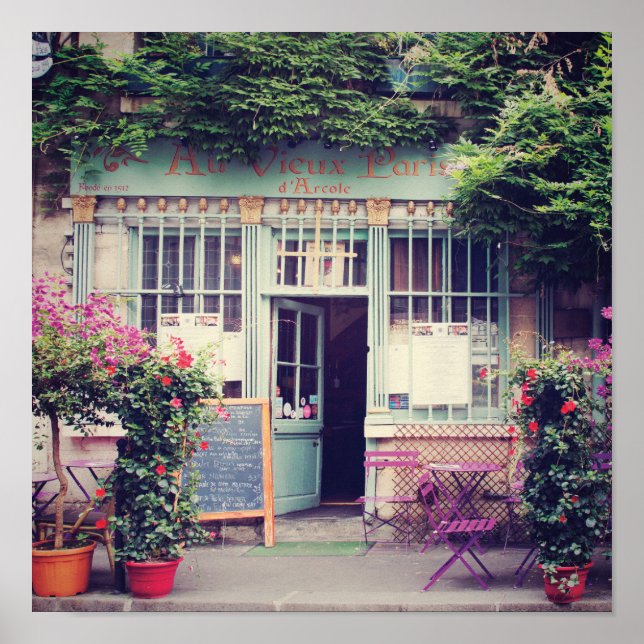 Au Vieux Paris Poster (Vorne)