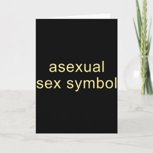 Aual Symbol Lustig Pride Lgbtq Ace Karte
