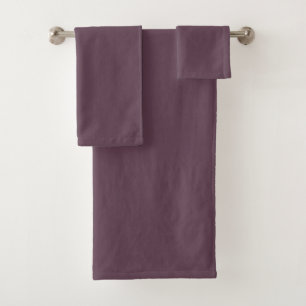 Aubergine Badhandtuch Set