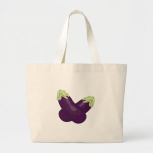 Aubergine Jumbo Stoffbeutel