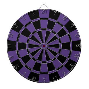 Aubergine lila und schwarz dartscheibe