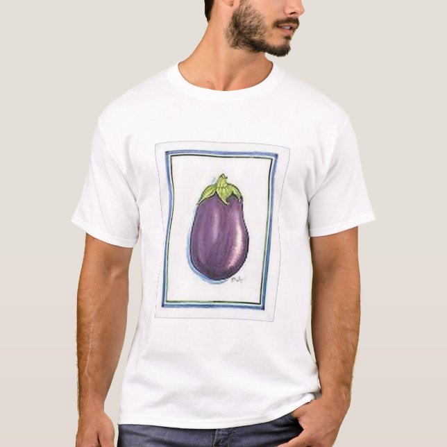 Aubergine T-Shirt (Vorderseite)
