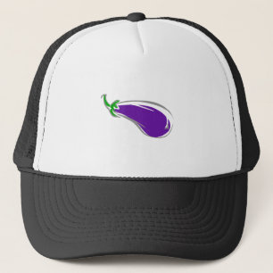 Aubergine Truckerkappe