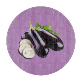 Auberginen Schneidebrett
