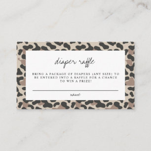 AUBREE Leopard Print Safari Baby Diaper Raffles Platzkarte