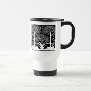 Aubrey Beardsley Art Nouveau Baum Muster Druck Reisebecher