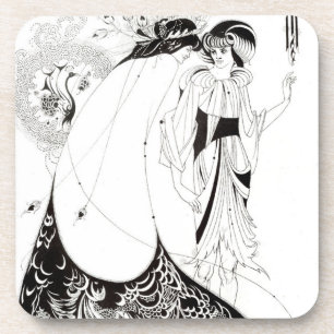 Aubrey Beardsley les dessous de verre de jupe de