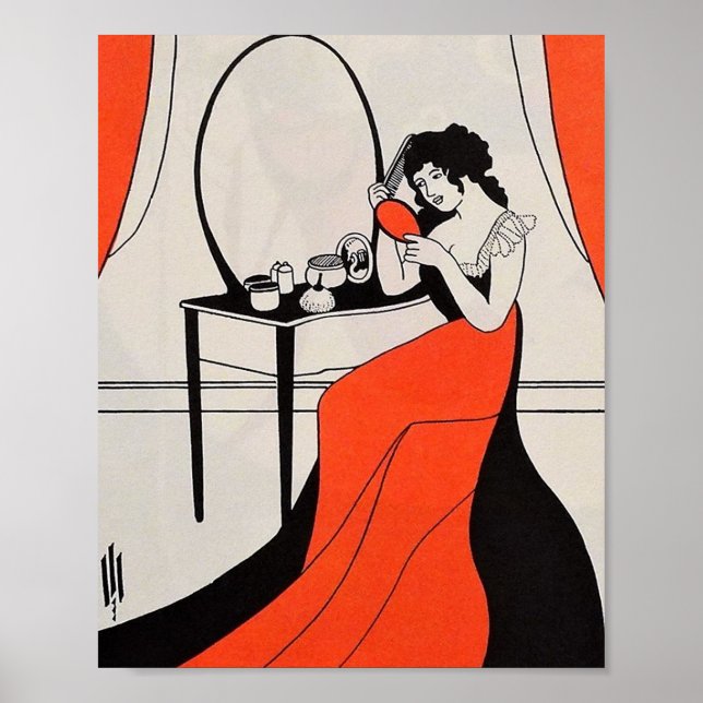 AUBREY BEARDSLEY POSTER (Vorne)