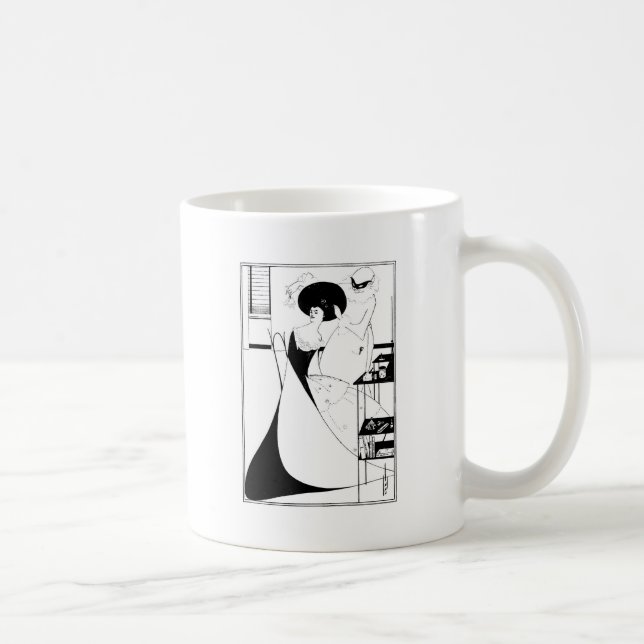 Aubrey Beardsley Salome Illustration Kaffeetasse (Rechts)