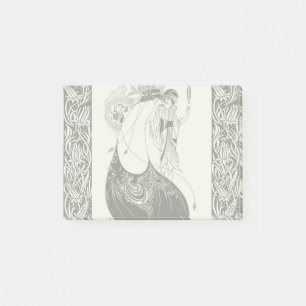 Aubrey Beardsley The Peacock Skirt Art Nouveau Post-it Klebezettel