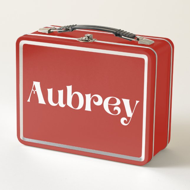 Aubrey Metall Brotdose (Vorderseite)