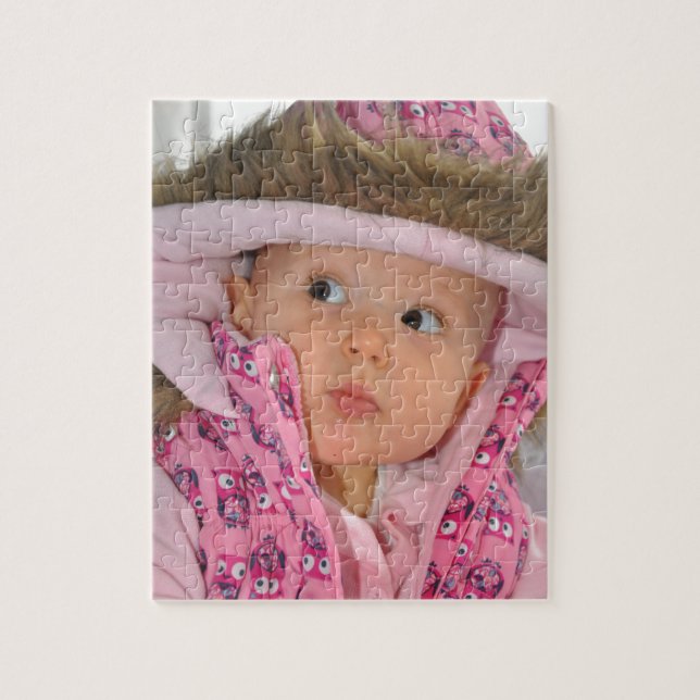 Aubrey sur un puzzle (Vertical)