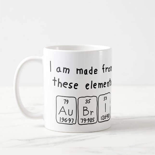 Aubri Periodenname Tasse (Links)