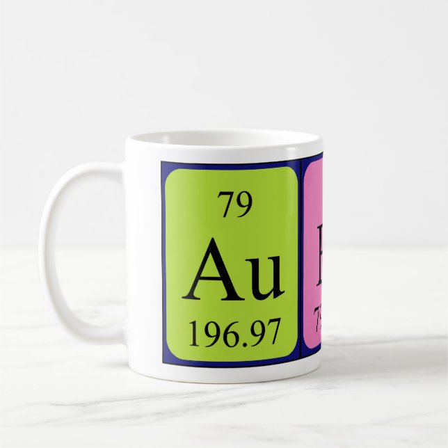 Aubri Periodenname Tasse (Links)