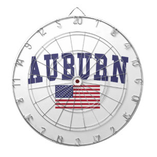 Auburn AL US Flag Dartscheibe