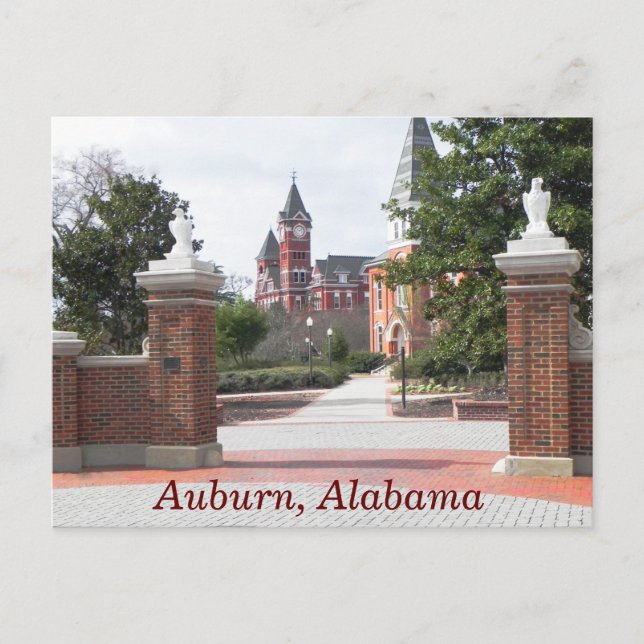 Auburn Alabama — Postkarte (Vorderseite)